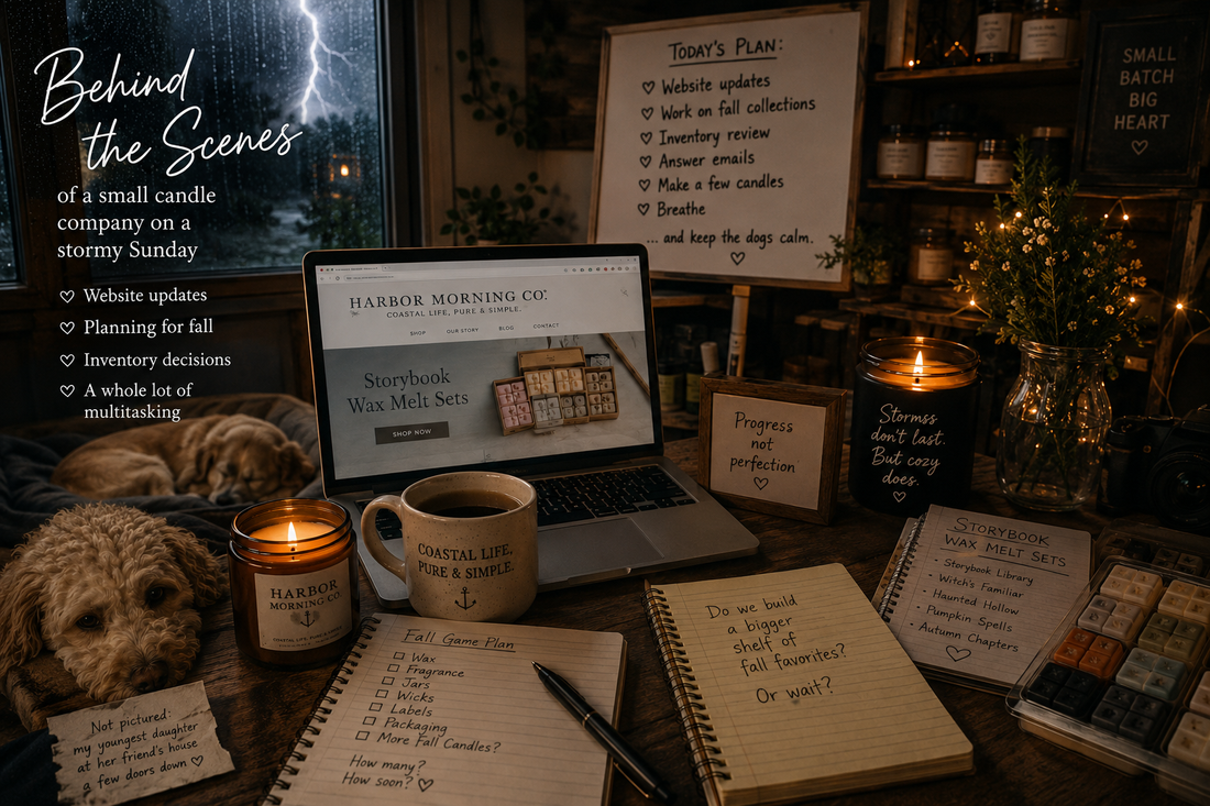 Behind the Scenes: A Stormy Sunday at Harbor Morning Co.