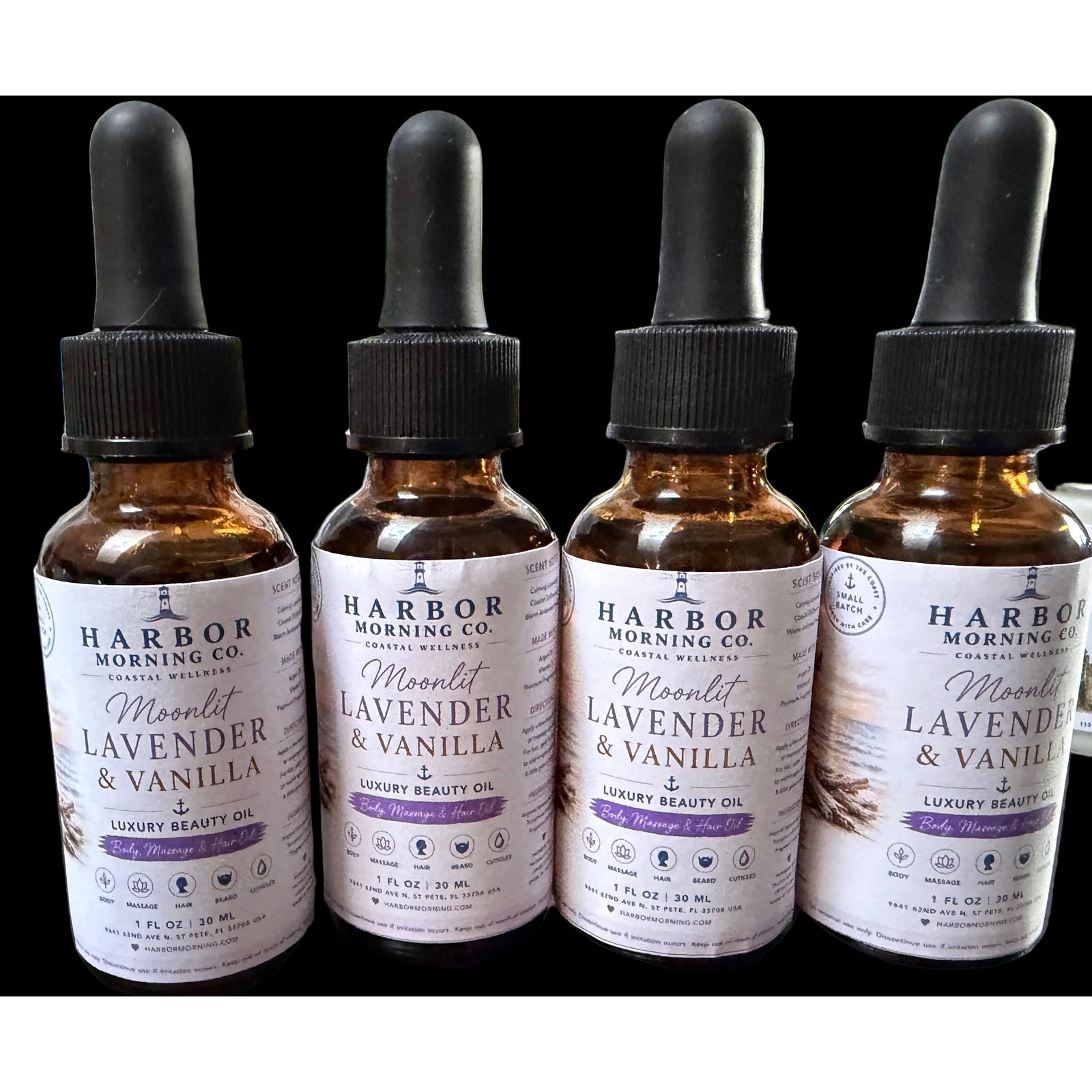 Moonlit Lavender and Vanilla luxury body and massage oil