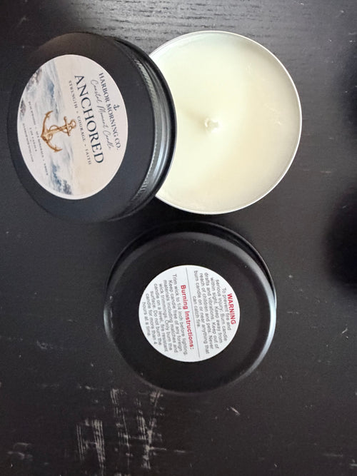 Anchored | Moment & Prayer Candle | Coastal Soy Candle | Handmade in Florida