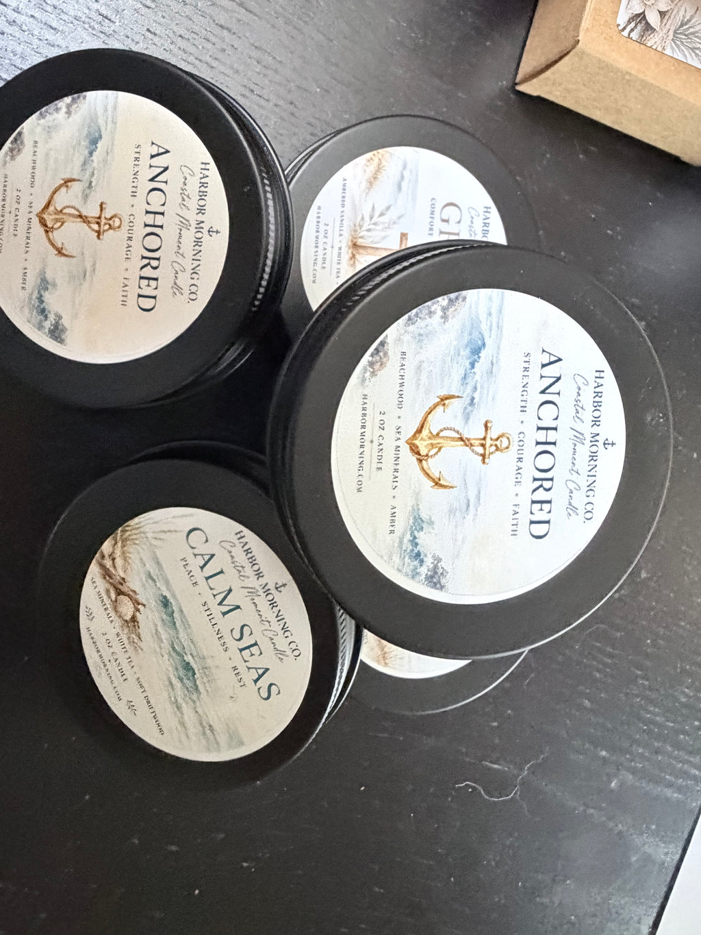 Anchored | Moment & Prayer Candle | Coastal Soy Candle | Handmade in Florida