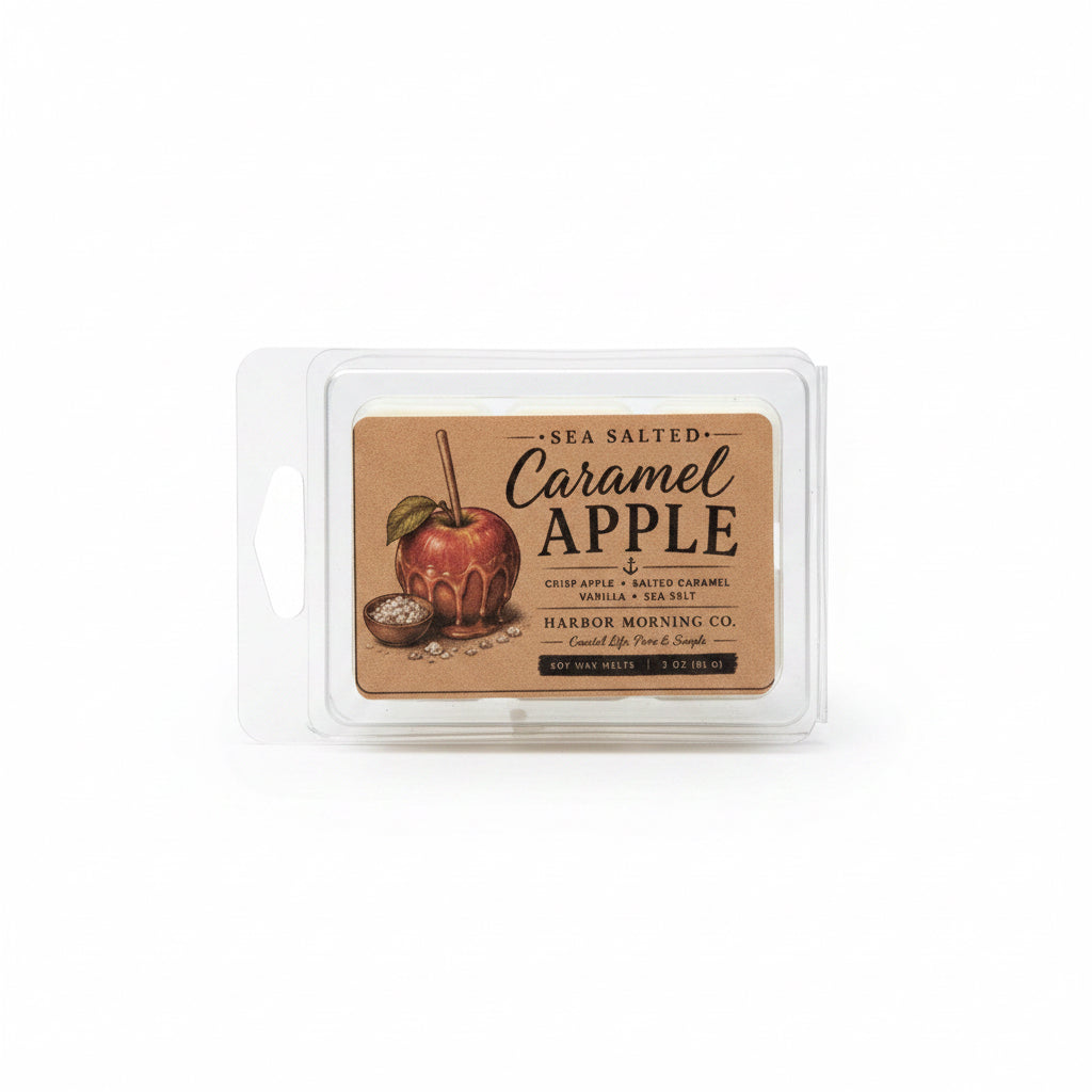 Harbor Morning Co. Sea Salted Caramel Apple wax melts