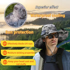 Summer Hat with Solar Powered Fans