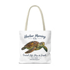 Sea Turtle Tote Bag – Coastal Life Beach Bag | Harbor Morning Co. | Ocean Lover Gift, Florida Coastal Tote