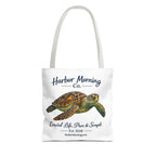 Sea Turtle Tote Bag – Coastal Life Beach Bag | Harbor Morning Co. | Ocean Lover Gift, Florida Coastal Tote