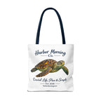 Sea Turtle Tote Bag – Coastal Life Beach Bag | Harbor Morning Co. | Ocean Lover Gift, Florida Coastal Tote