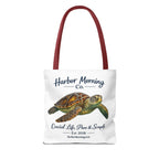 Sea Turtle Tote Bag – Coastal Life Beach Bag | Harbor Morning Co. | Ocean Lover Gift, Florida Coastal Tote