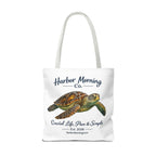Sea Turtle Tote Bag – Coastal Life Beach Bag | Harbor Morning Co. | Ocean Lover Gift, Florida Coastal Tote
