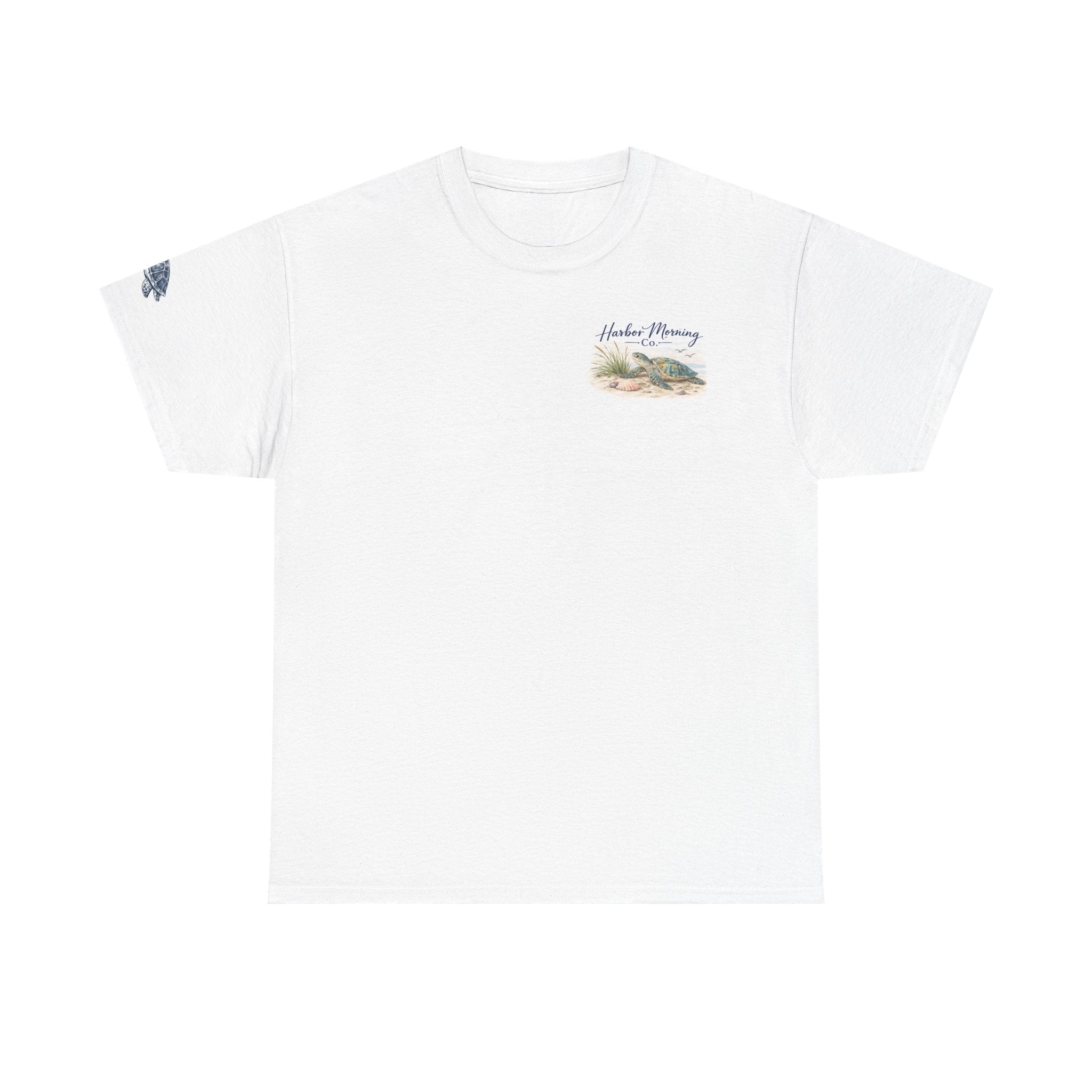 Harbor Morning Sea Turtle Tee — ‘Save the Sea Turtles’ Madeira Beach Graphic Shirt