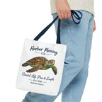 Sea Turtle Tote Bag – Coastal Life Beach Bag | Harbor Morning Co. | Ocean Lover Gift, Florida Coastal Tote