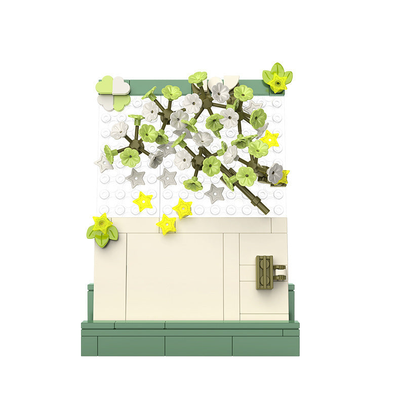 Postcard Assembly Toy Block Note Holder