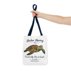 Sea Turtle Tote Bag – Coastal Life Beach Bag | Harbor Morning Co. | Ocean Lover Gift, Florida Coastal Tote