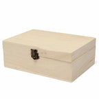 Primary Color Solid Wood Postcard Storage Box