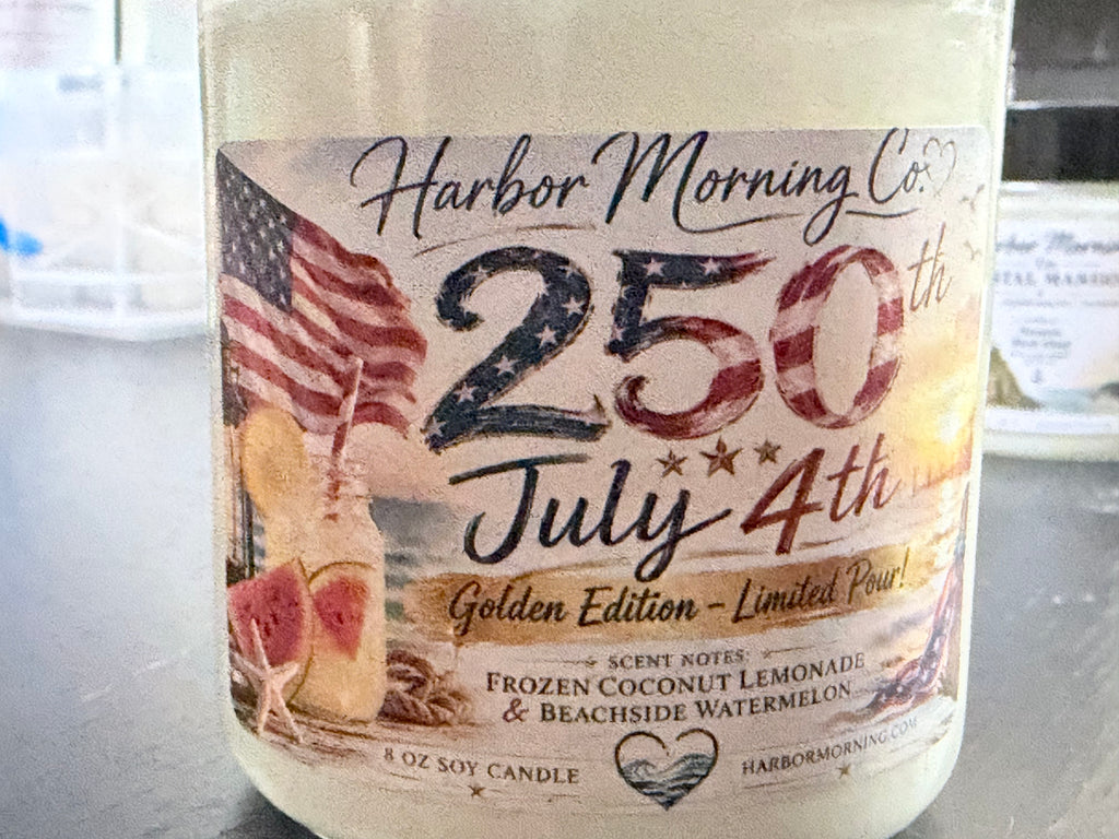 250th Special Edition  -Fourth of July Candle  8oz–