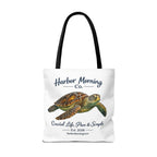 Sea Turtle Tote Bag – Coastal Life Beach Bag | Harbor Morning Co. | Ocean Lover Gift, Florida Coastal Tote