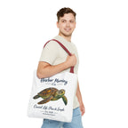 Sea Turtle Tote Bag – Coastal Life Beach Bag | Harbor Morning Co. | Ocean Lover Gift, Florida Coastal Tote