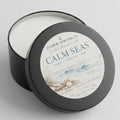 Calm Seas Moment and Prayer coastal soy candle by Harbor Morning Co.