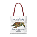 Sea Turtle Tote Bag – Coastal Life Beach Bag | Harbor Morning Co. | Ocean Lover Gift, Florida Coastal Tote
