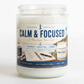 Calm & Focused 8 oz soy candle by Harbor Morning Co.