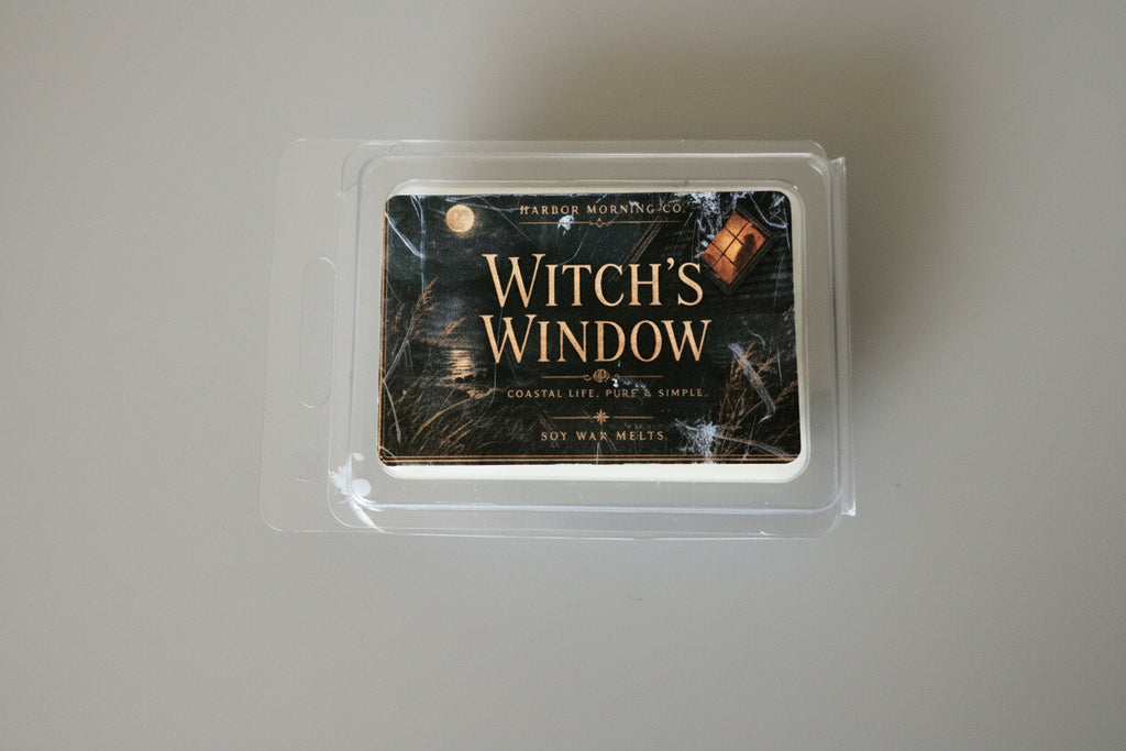Witch's Window gothic Halloween scented soy wax melts by Harbor Morning Co.