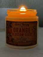 Orange Blossom Coast Candle – Florida Citrus Grove Scent | 4 oz Hand-Poured Soy Candle