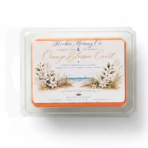 Orange Blossom Coast Florida citrus scented soy wax melts