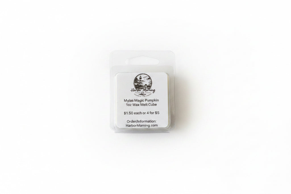 Myla's Magic Pumpkin 1 oz Halloween soy wax melt by Harbor Morning Co.