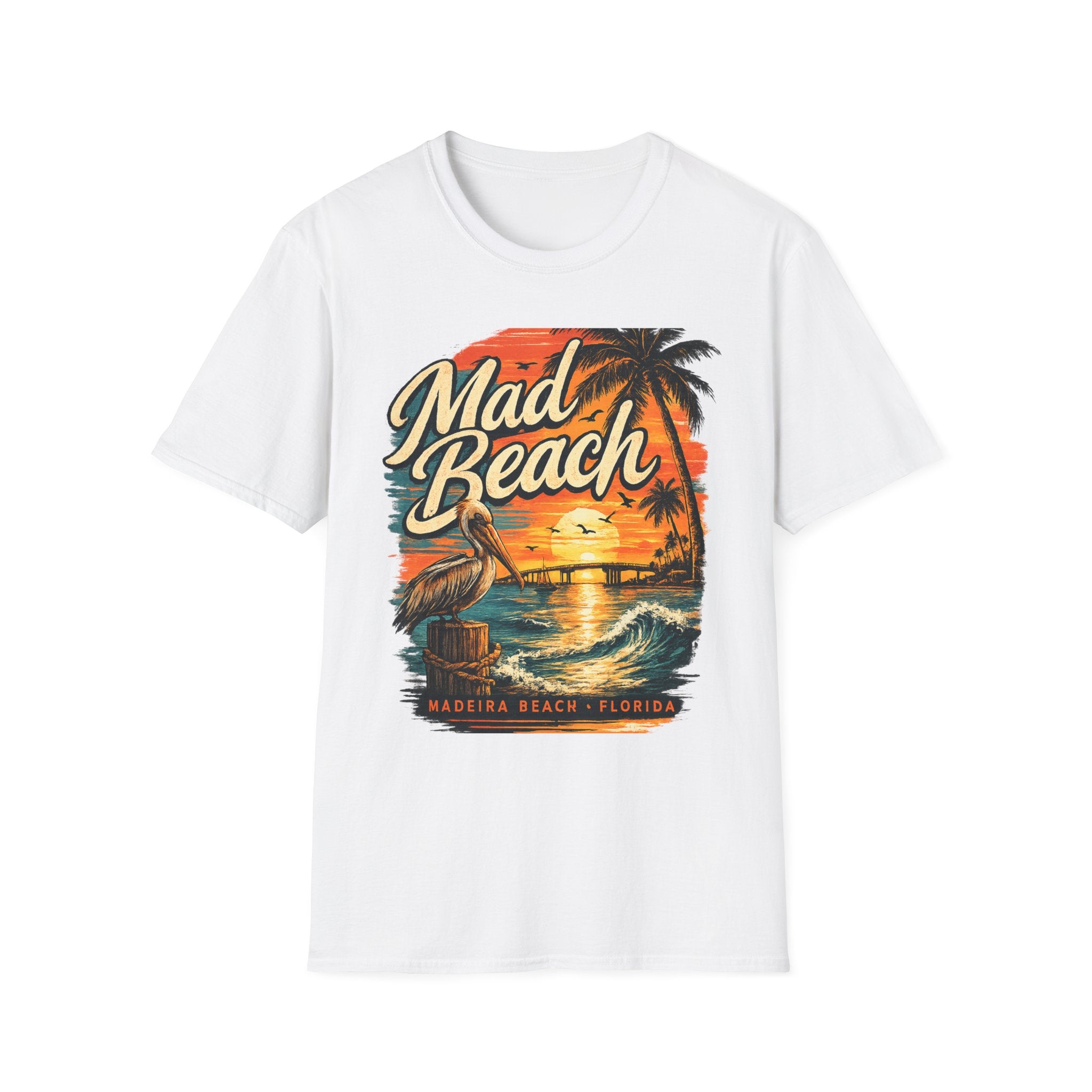 Madeira Beach Vintage Tee — Sunset Coast Design