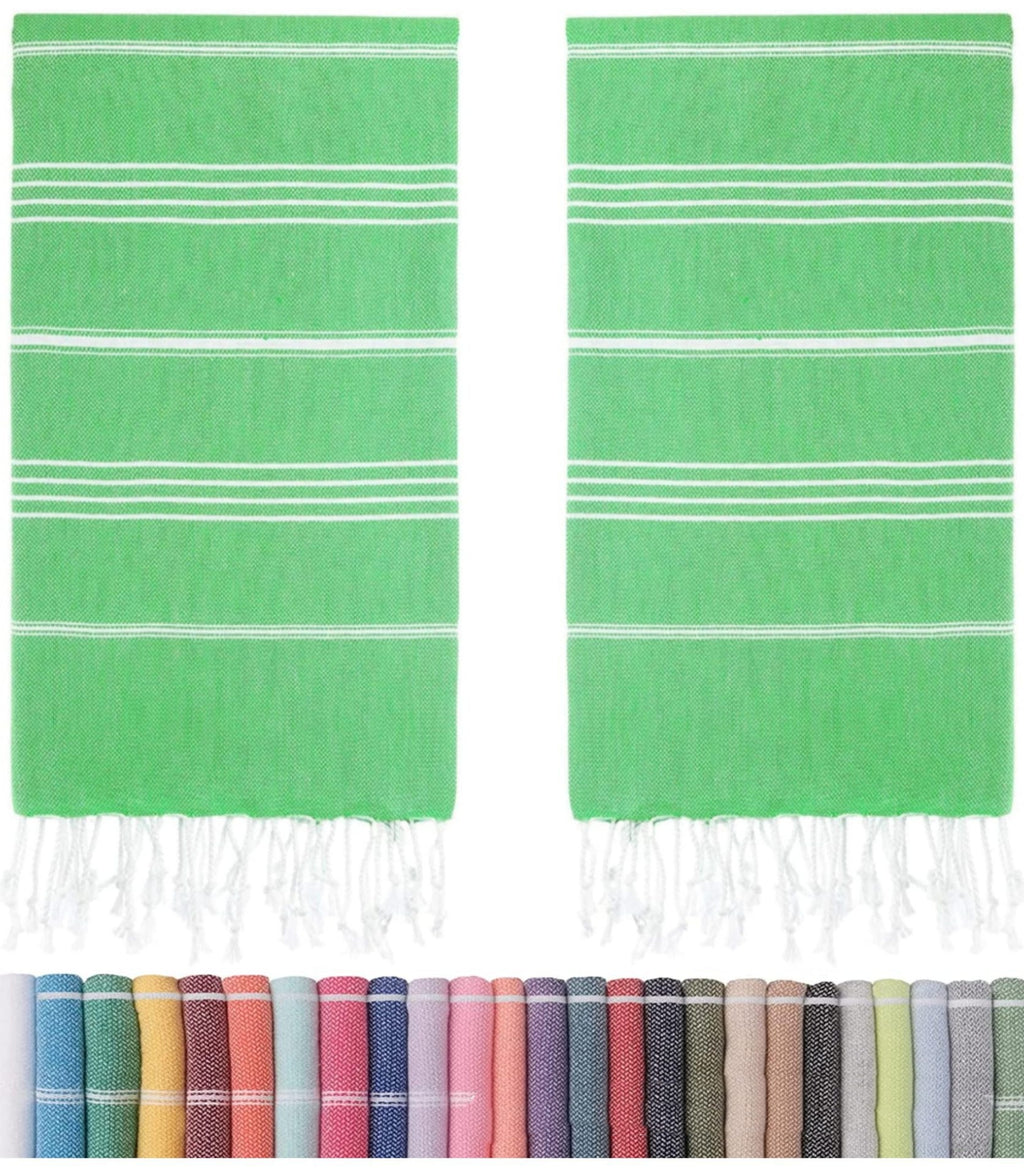 Turkish Non-Stick Sand Tassel Beach Towel | Pure Cotton | Quick-drying