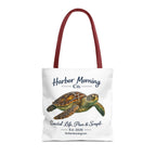 Sea Turtle Tote Bag – Coastal Life Beach Bag | Harbor Morning Co. | Ocean Lover Gift, Florida Coastal Tote