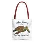 Sea Turtle Tote Bag – Coastal Life Beach Bag | Harbor Morning Co. | Ocean Lover Gift, Florida Coastal Tote