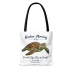 Sea Turtle Tote Bag – Coastal Life Beach Bag | Harbor Morning Co. | Ocean Lover Gift, Florida Coastal Tote