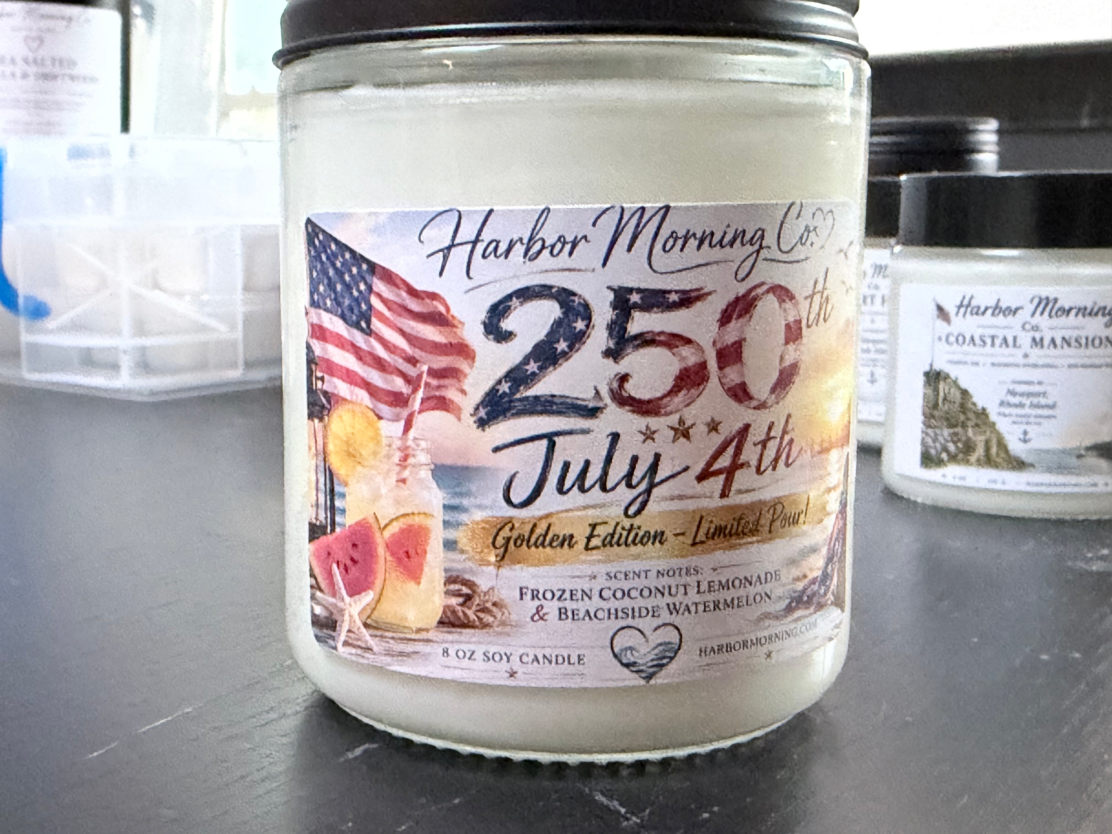 250th Special Edition  -Fourth of July Candle  8oz–