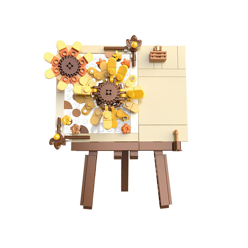 Postcard Assembly Toy Block Note Holder