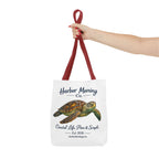 Sea Turtle Tote Bag – Coastal Life Beach Bag | Harbor Morning Co. | Ocean Lover Gift, Florida Coastal Tote