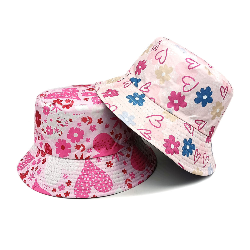 Floral Design Double-sided Bucket Hat
