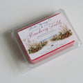 Strawberry Fields scented soy wax melts in clamshell packaging