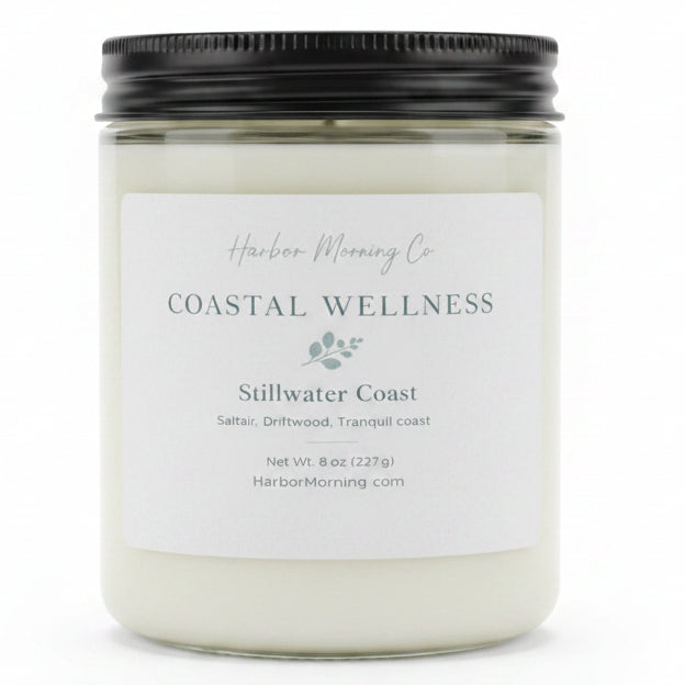 Harbor Morning Co. Stillwater Coast 8 oz soy candle