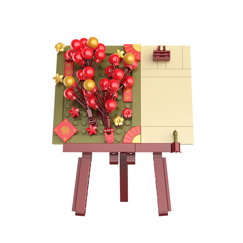 Postcard Assembly Toy Block Note Holder