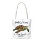 Sea Turtle Tote Bag – Coastal Life Beach Bag | Harbor Morning Co. | Ocean Lover Gift, Florida Coastal Tote