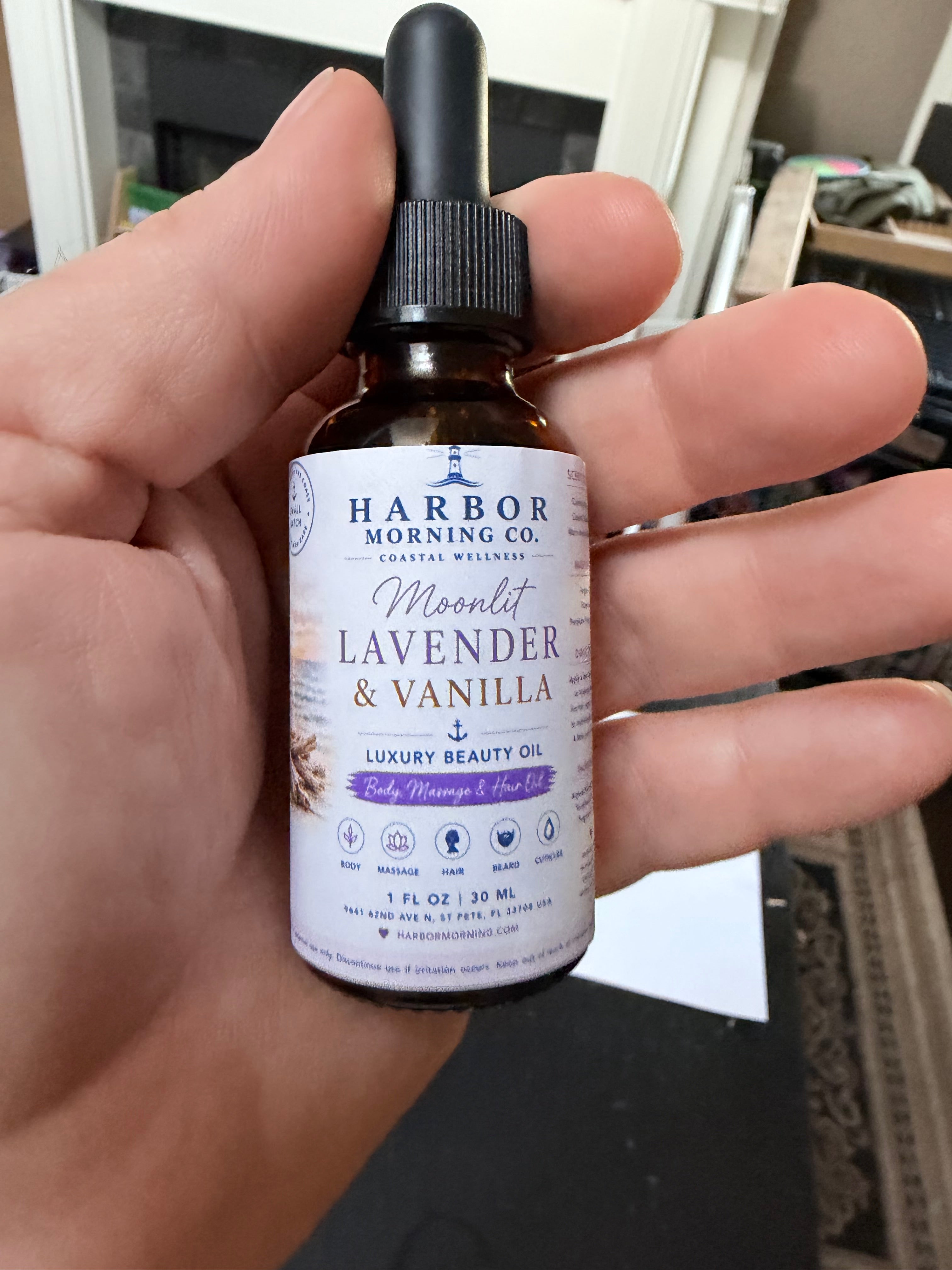 Moonlit Lavender & Vanilla Luxury Body & Massage oil