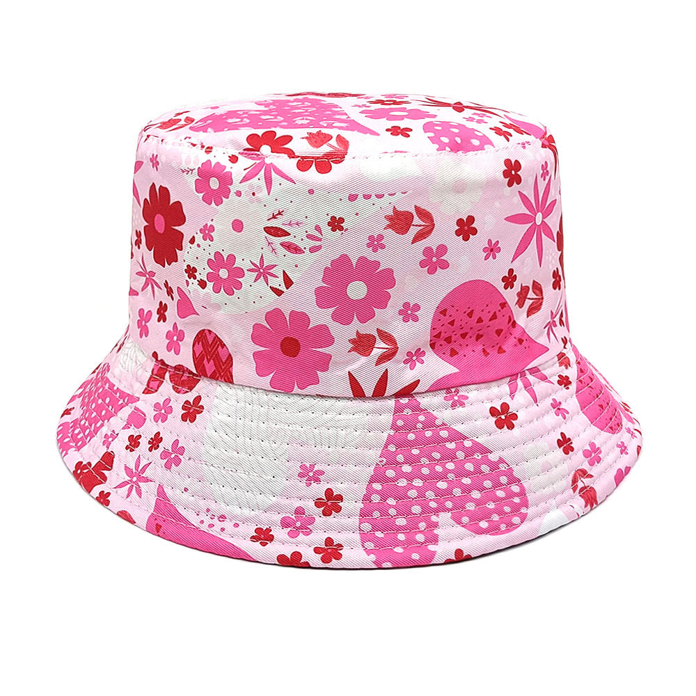 Floral Design Double-sided Bucket Hat