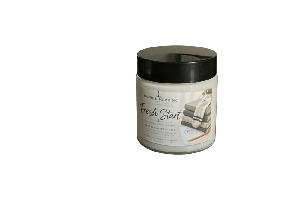 Fresh Start 4 oz soy candle by Harbor Morning Co.