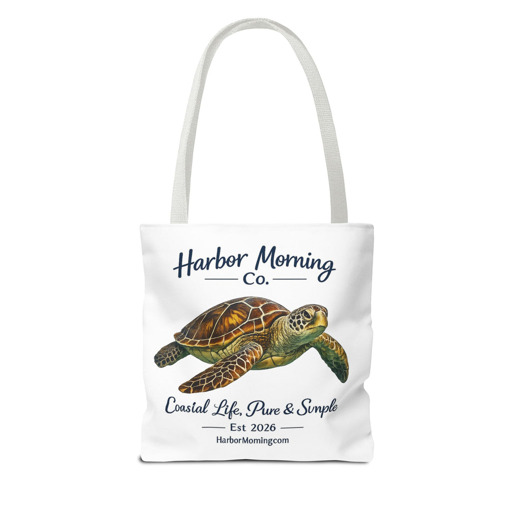 Sea Turtle Tote Bag – Coastal Life Beach Bag | Harbor Morning Co. | Ocean Lover Gift, Florida Coastal Tote
