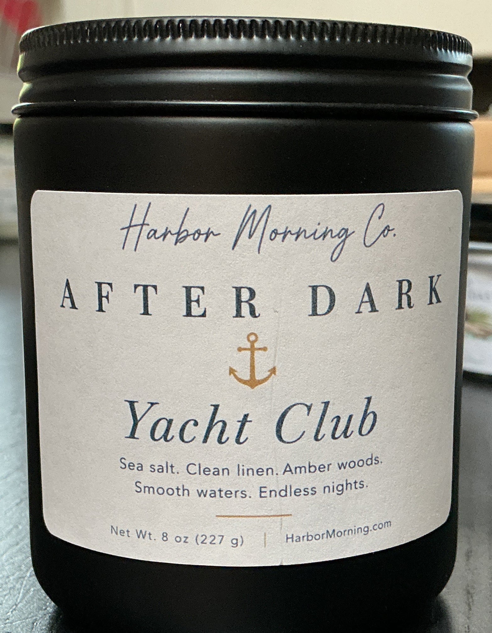 Yacht club 8oz soy wax candle