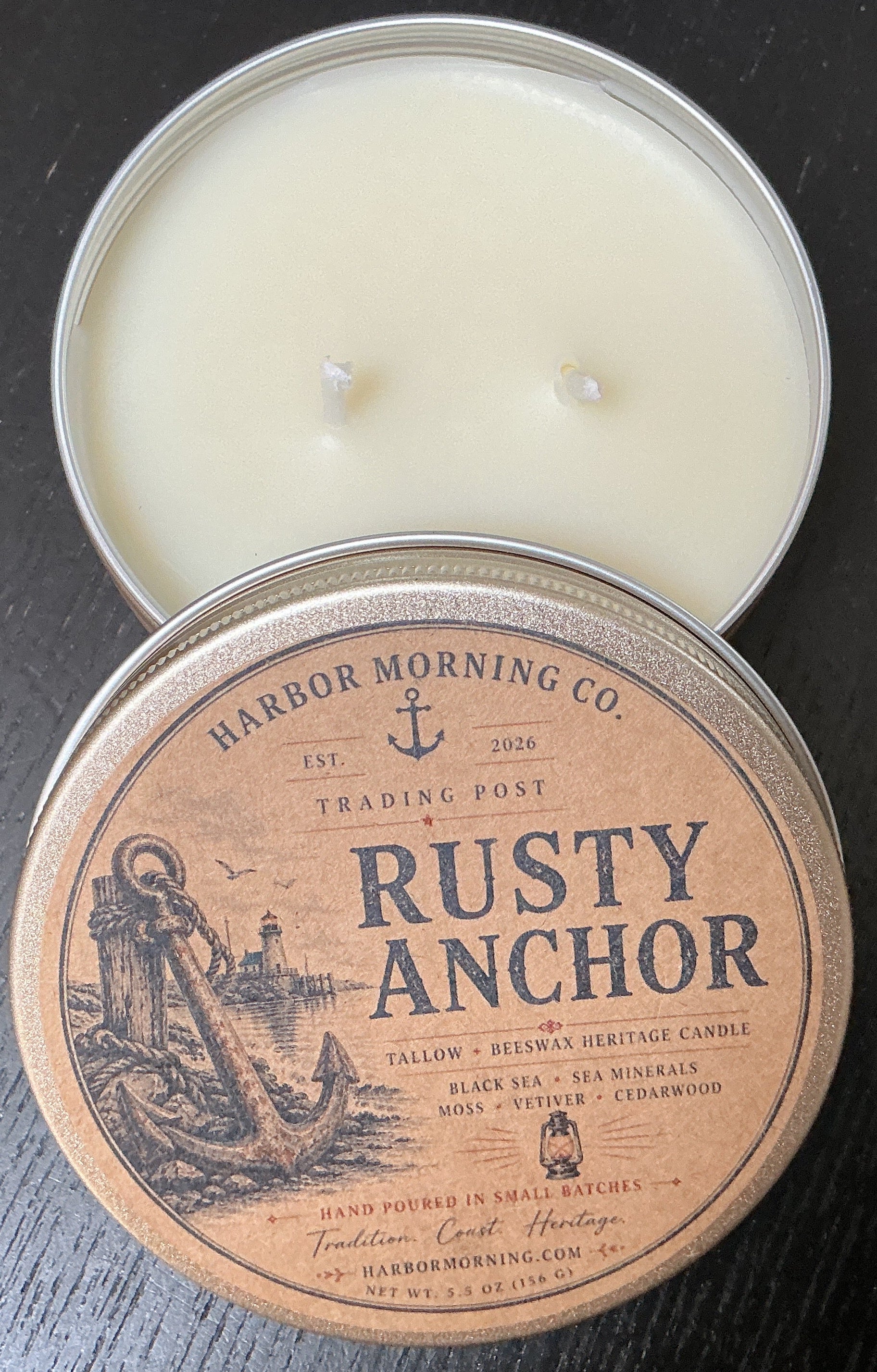 Rusty Anchor – Tallow & Beeswax Heritage Candle | Trading Post Collection