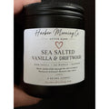 Harbor Morning Co. Sea Salted Vanilla & Driftwood 8 oz soy candle