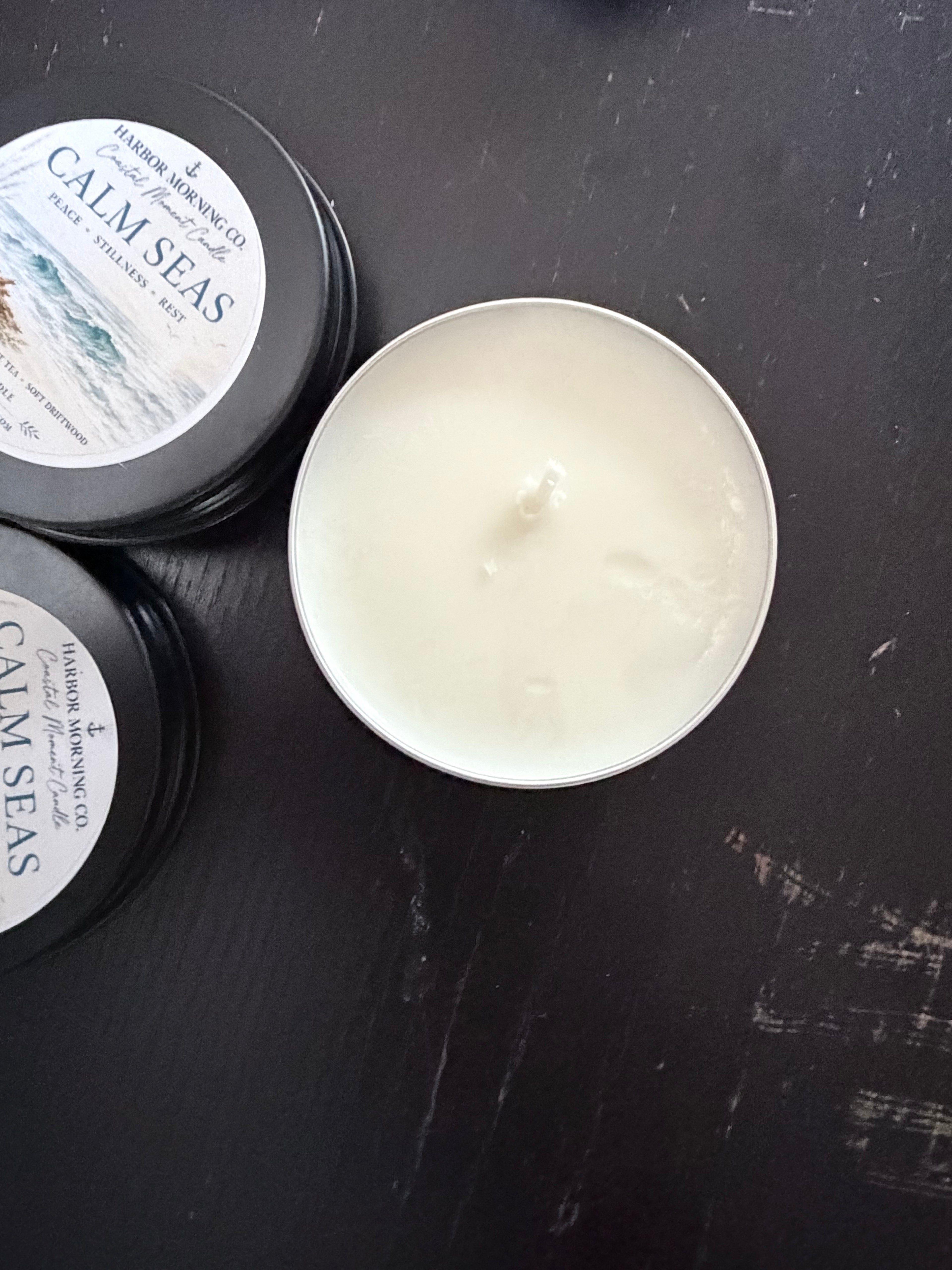 Calm Seas | Moment & Prayer Candle | Coastal Soy Candle | Handmade in Florida