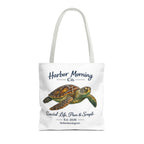 Sea Turtle Tote Bag – Coastal Life Beach Bag | Harbor Morning Co. | Ocean Lover Gift, Florida Coastal Tote
