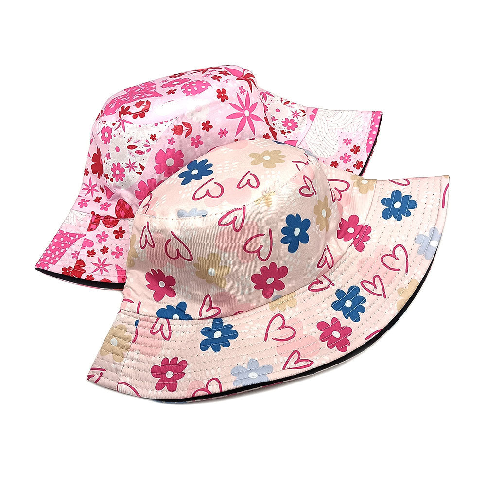 Floral Design Double-sided Bucket Hat