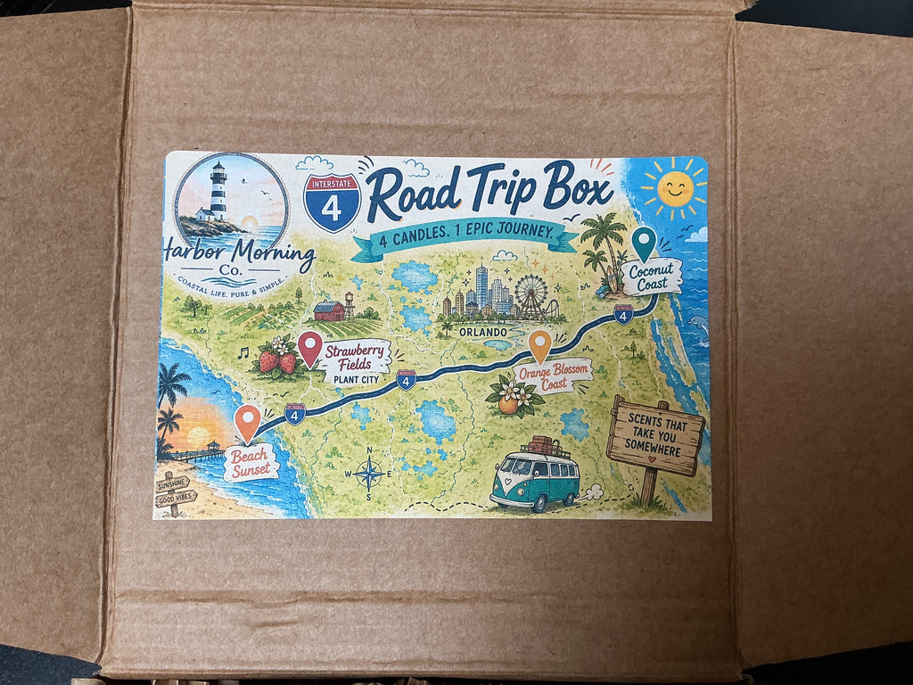 The I-4 Tour Candle Flight/Road Trip Box | Florida Scent Road Trip Set